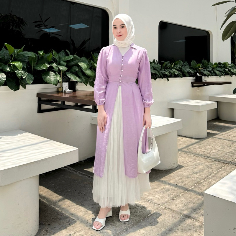 Mariposa Dress Katun Ironless Thezelonica Tunik dress - Image 3