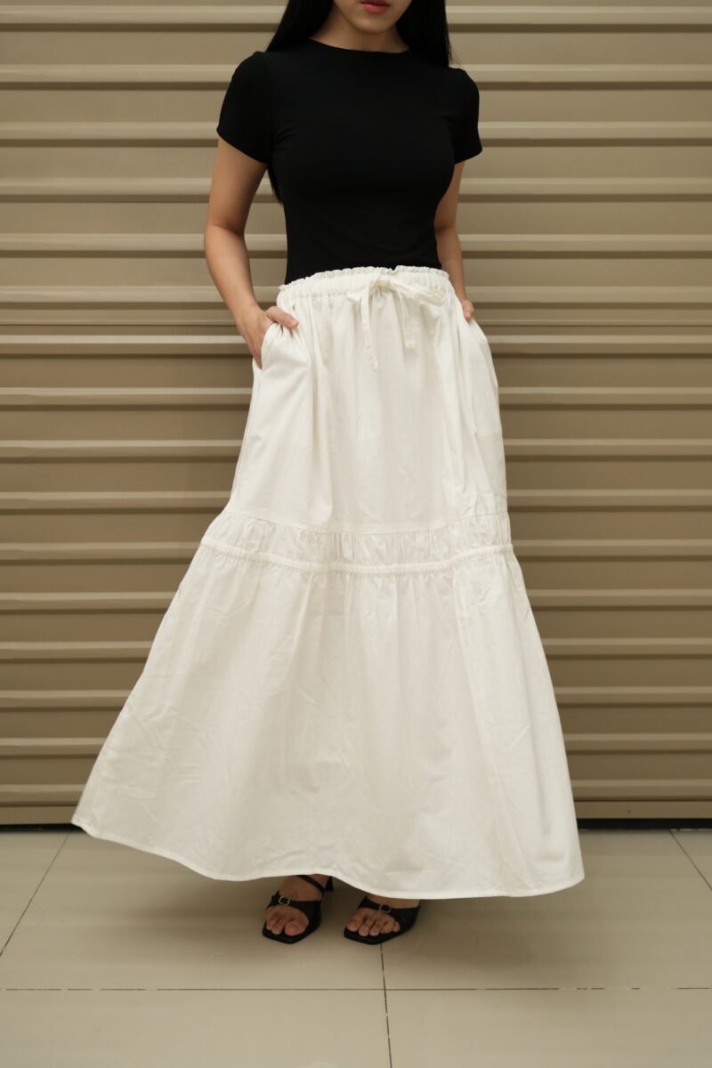 The Zelonica Marshmalla Cotton Skirt – Soft Flowy