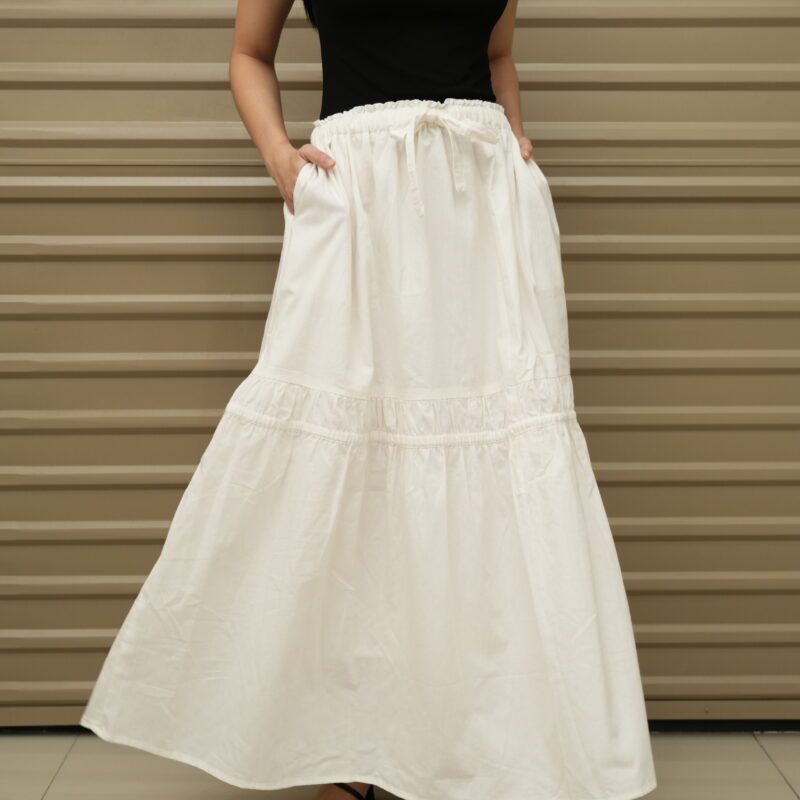 The Zelonica Marshmalla Cotton Skirt – Soft Flowy